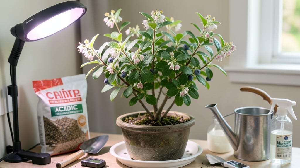 How to Grow Blueberries Inside: Year-Round Harvest With Container Hacks