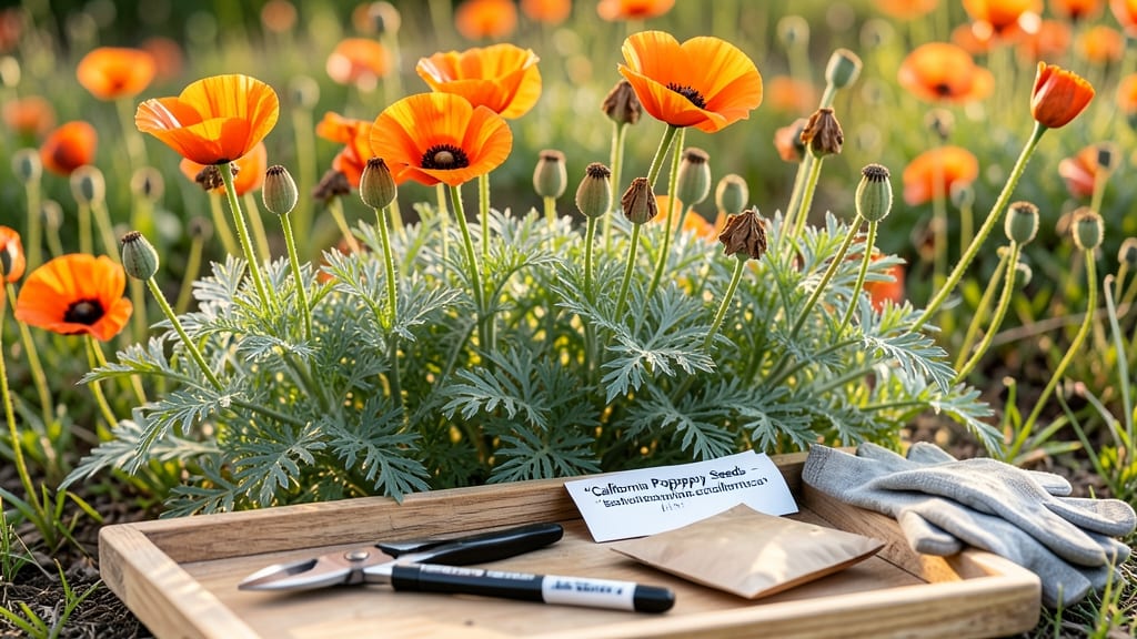 How to Collect California Poppy Seeds: Ripe Pods and Perfect Timing for Next Year’s Blooms