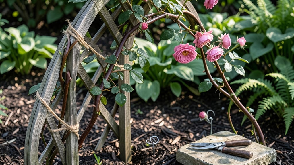 How to Build a Rose Trellis: Sturdy Support for Climbing Roses in Minutes