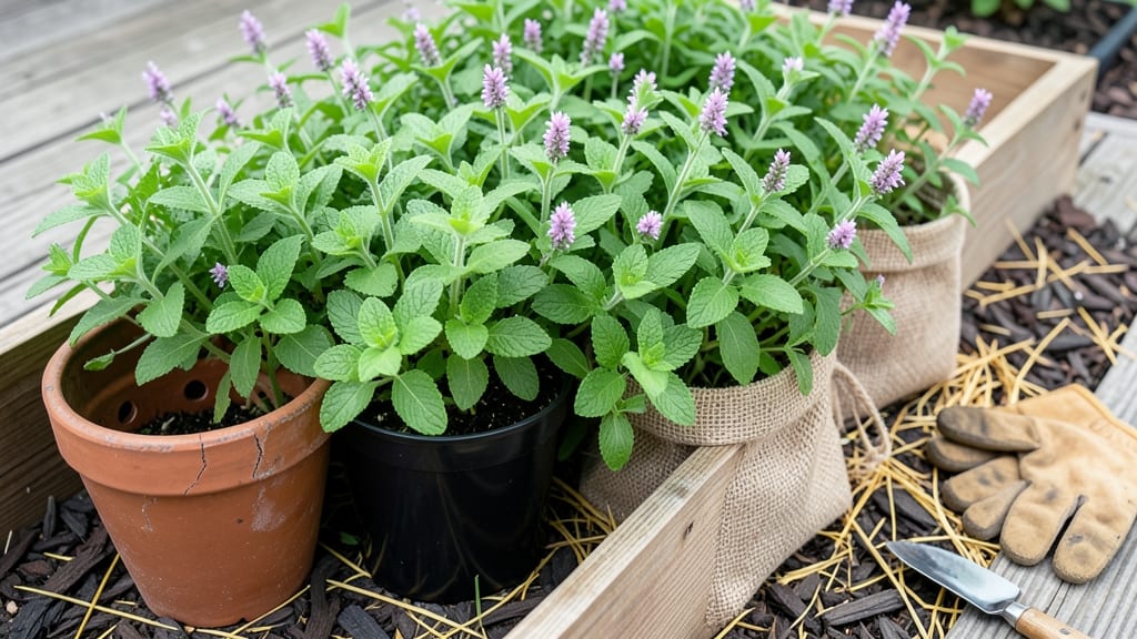How to Contain Mint in Garden: Natural Barriers That Stop Spread Without Chemicals