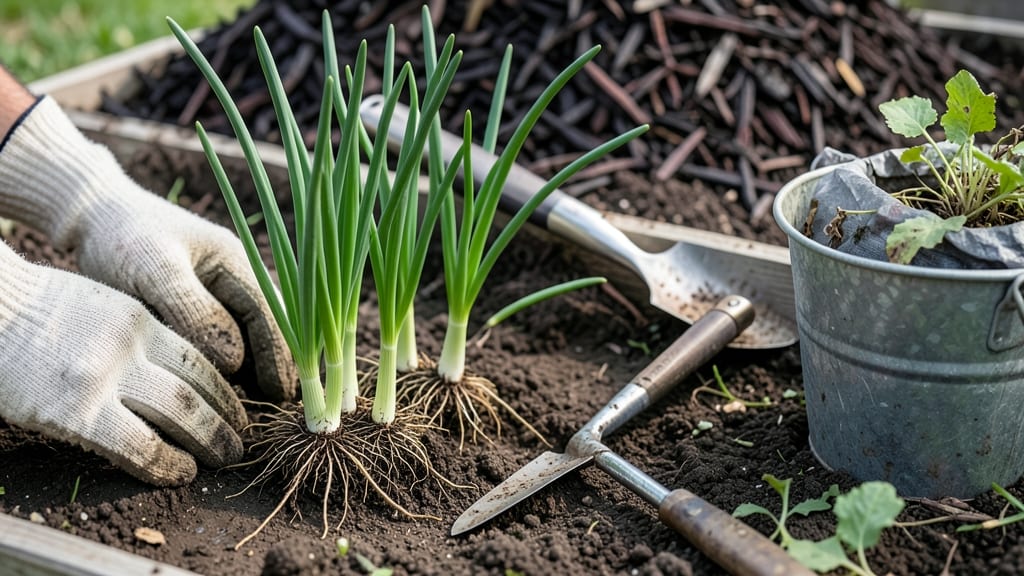 How to Get Rid of Green Onions in Your Yard: Boil-and-Pour Root Smothering Hack