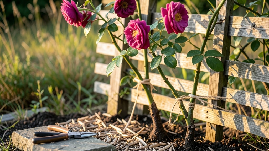 How to Build a Climbing Rose Trellis: Sturdy Support for Lush Blooms in Minutes