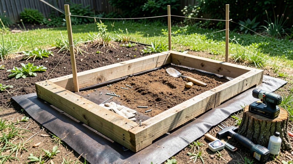 How to Build a Raised Garden with Pallets: Upcycled Wood Planter for Year-Round Growing