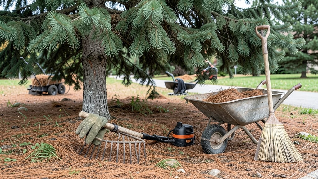 How to Clean Up Pine Needles: Sweep, Rake, and Mulch for a Pristine Yard