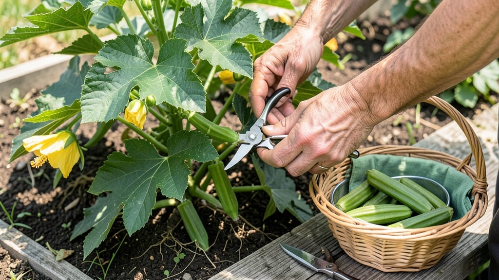 How to Harvest Okra Without Killing the Plant: Gentle Twist-and-Pull for Continuous Pods