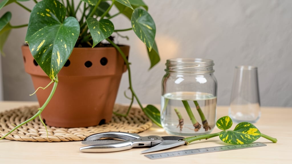 How to Cut Pothos for Water Propagation: Stem-Cutting Tricks for Root Growth