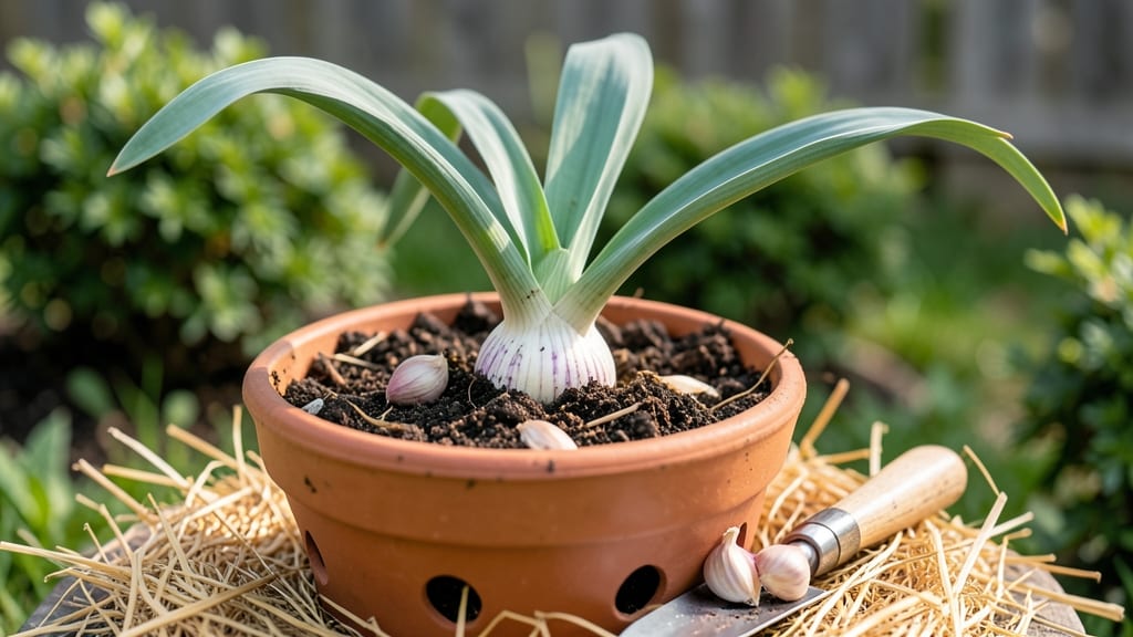 How to Grow Garlic from Cloves in Containers: Year-Round Harvests With Minimal Space