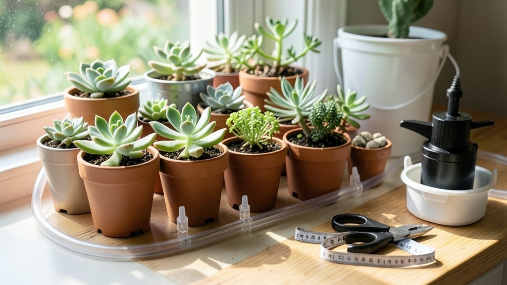 How to Install a Drip Irrigation System for Potted Plants: Space-Saving Hacks for Thriving Containers