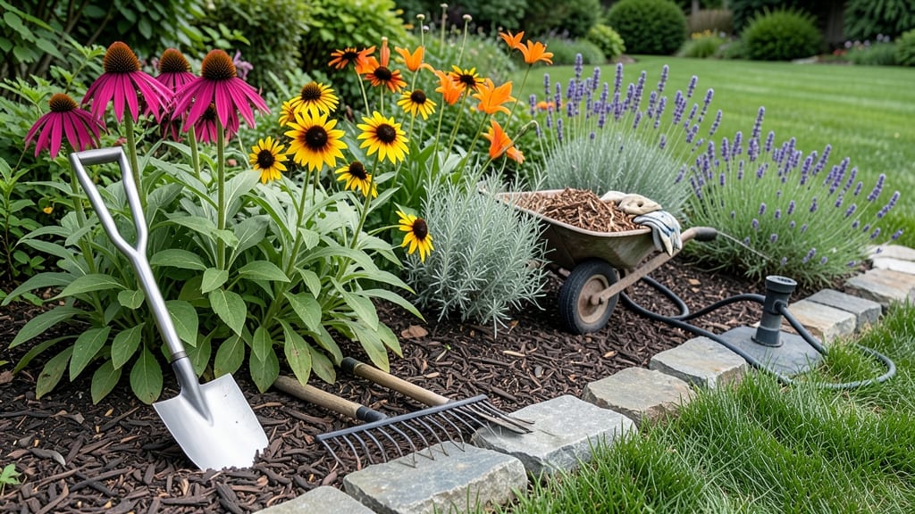 How to Landscape a Flower Garden: Season-Long Color With Low-Maintenance Layers
