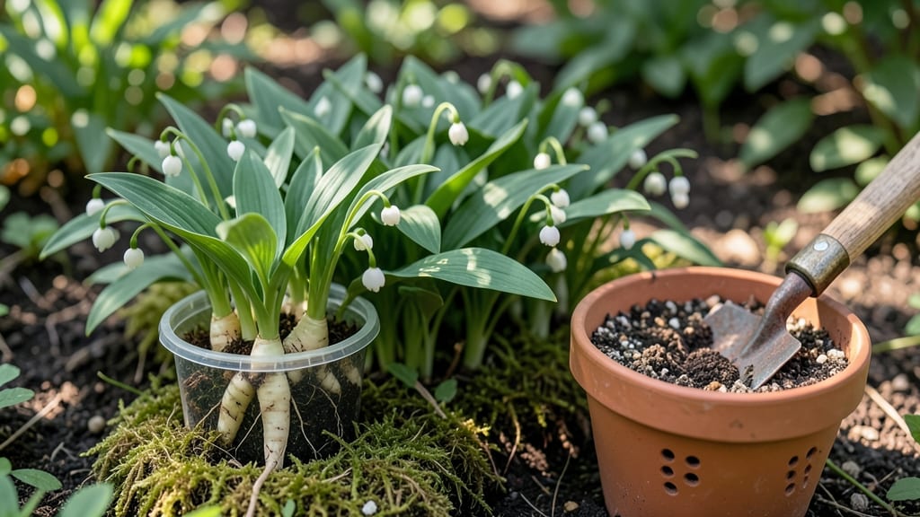 How to Contain Lily of the Valley: Boiling Water Barrier for Permanent Root Smothering