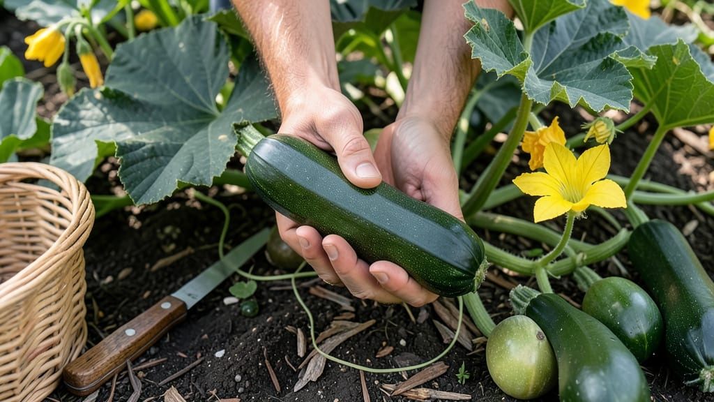 How to Pick Zucchini from Plant: The 3-Touch Ripeness Test for Homegrown Harvests