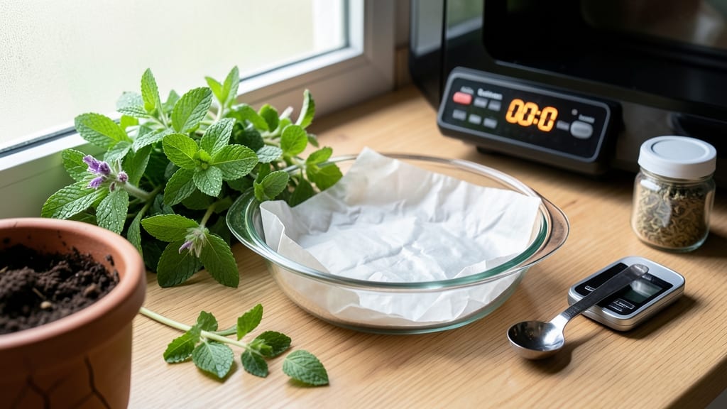 How to Dry Mint in Microwave: 5-Minute Freshness Preservation