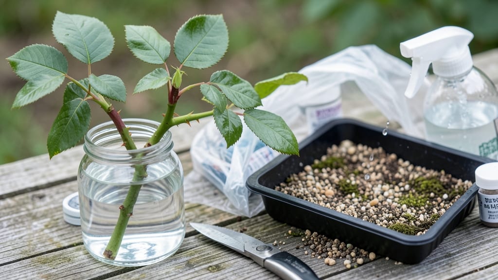 How to Get a Rose Cutting to Root: Fast Propagation in Water or Soil