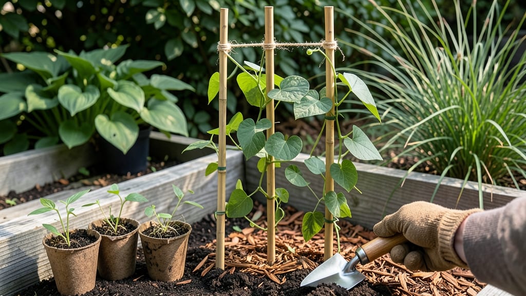How to Make a Teepee Trellis: Sturdy Support for Climbing Plants and Vines