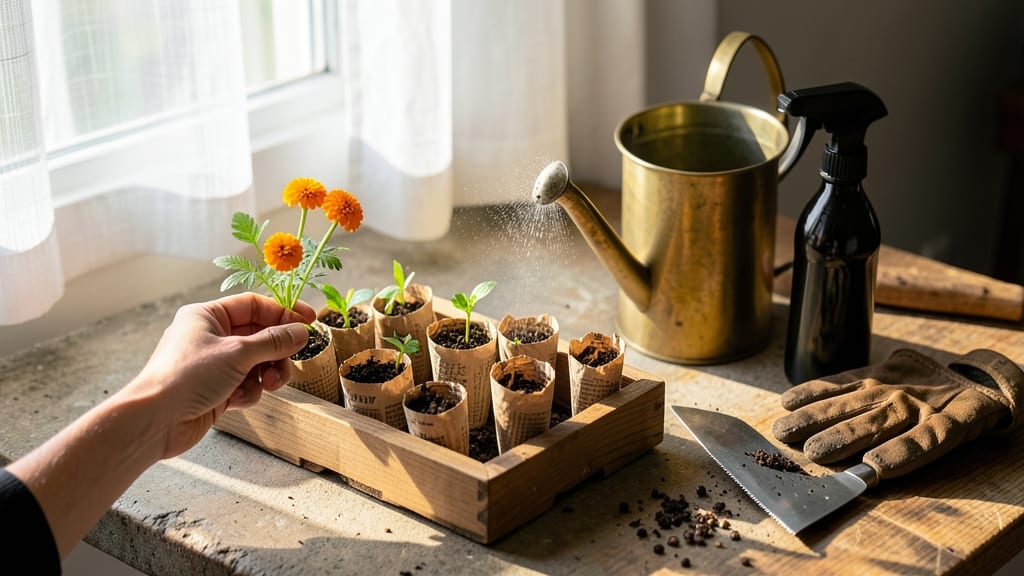 How to Make Newspaper Pots: Biodegradable Planters for Seedlings in Minutes