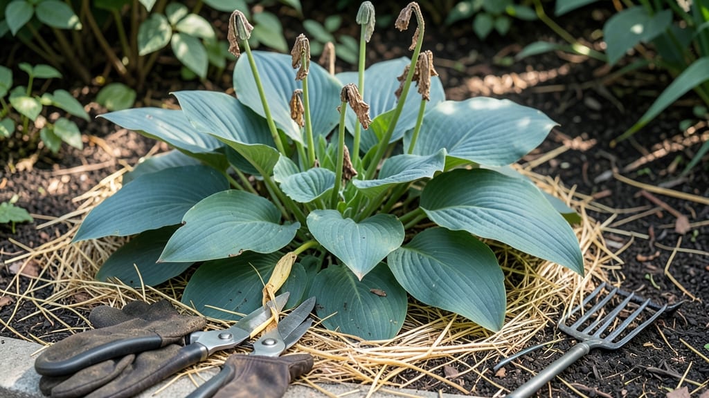 How to Cut Hostas for Winter: Sharp Blade Technique to Protect Next Year’s Growth
