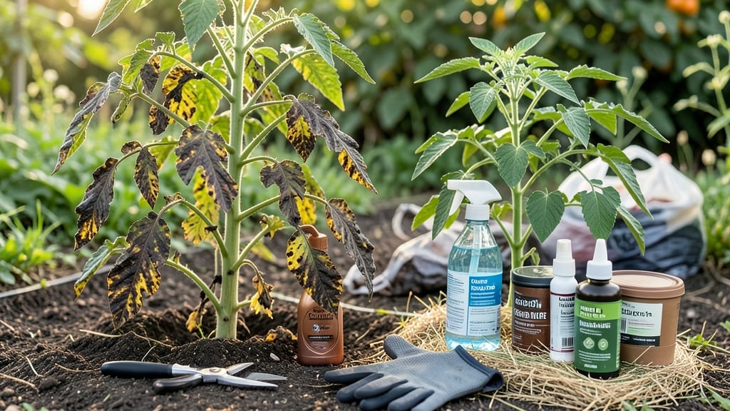How to Fix Tomato Blight: Preventative Soil Barrier That Stops Fungal Spread