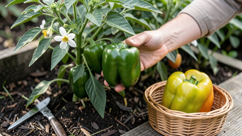 How to Know When to Pick Green Bell Peppers: 3 Tactile Tests for Perfect Harvest Timing