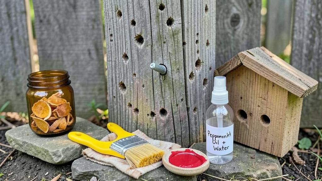 How to Deter Carpenter Bees Without Killing Them: Oil-Based Barrier That Confuses Them Away
