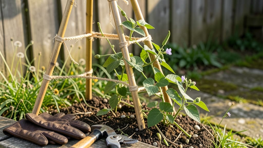How to Make Bean Trellis: Sturdy DIY Support for Climbing Plants