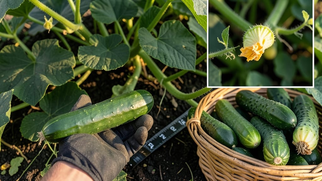 How to Know When to Pick Cucumbers: 3 Visual Cues for Peak Freshness
