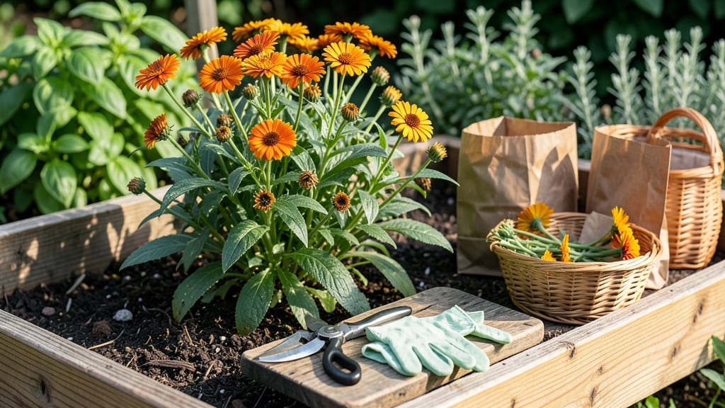 How to Harvest Calendula for Medicinal Purposes: Petal-Perfect Timing for Maximum Potency