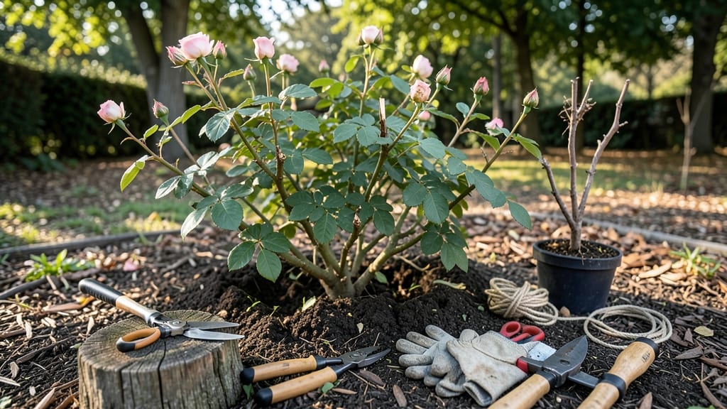 How to Cut and Replant a Rose Bush: Step-by-Step Pruning for Stronger Blooms