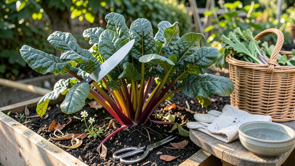 How to Harvest Chard So It Keeps Growing: Stem-by-Stem Trimming for Continuous Yield