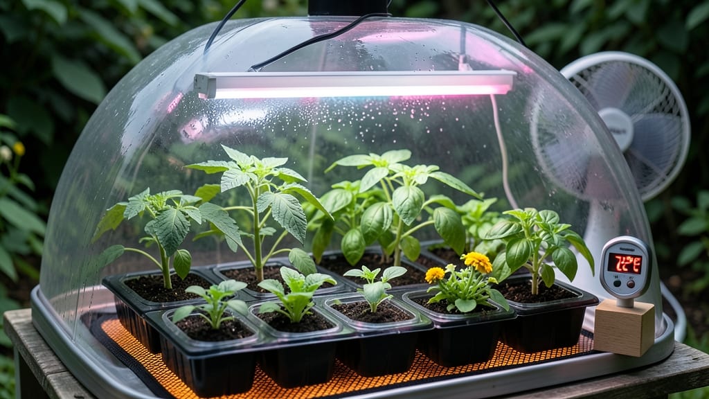 How to Keep Seedlings Warm: Cozy Greenhouse Hacks for Frosty Nights