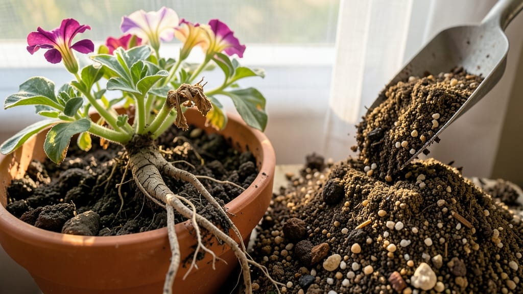 Soil Mix Secrets for Healthy Petunia Roots