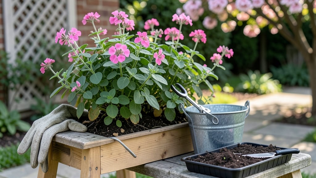 How to Cut Geraniums for Winter: Layered Stems for Year-Round Regrowth