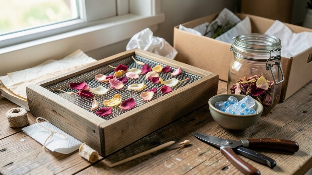 How to Dry Roses Properly: Preserve Petals With Perfect Flat-Lay Technique