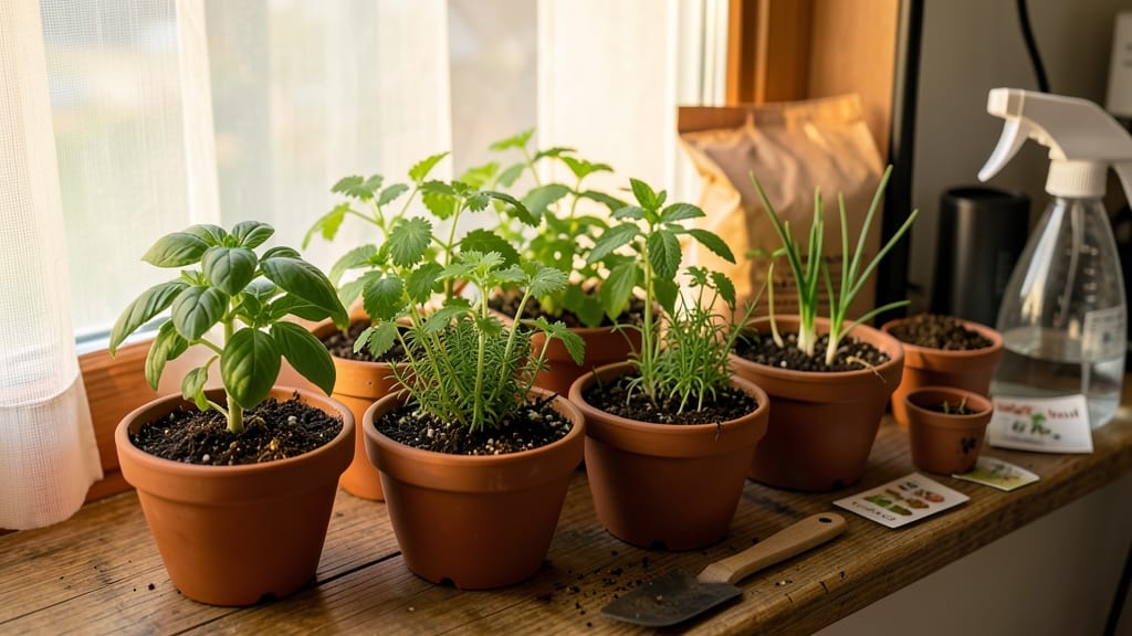 Growing Herbs From Seeds in Pots: Thriving Kitchen Garden in Small Spaces