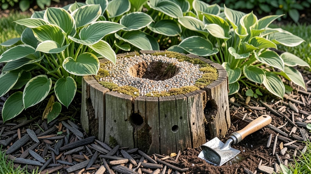 How to Make a Tree Stump into a Planter: Upcycled Garden Statement in 3 Steps