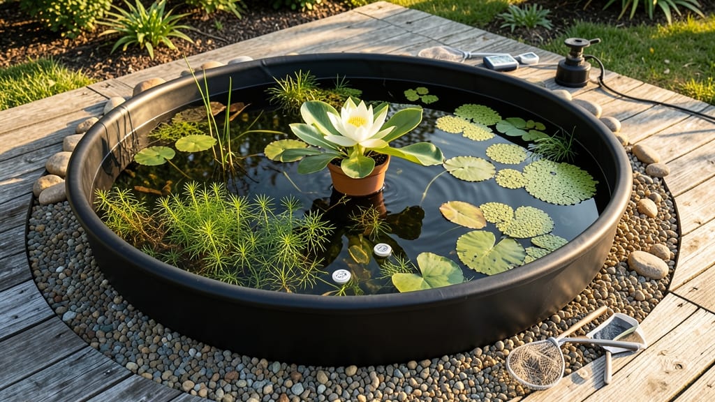 How to Make a Water Garden in a Container: Balanced Ecosystem in Small Spaces