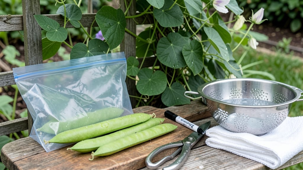 How to Freeze Snow Peas from the Garden: Crisp-Tender Texture Locked for Months
