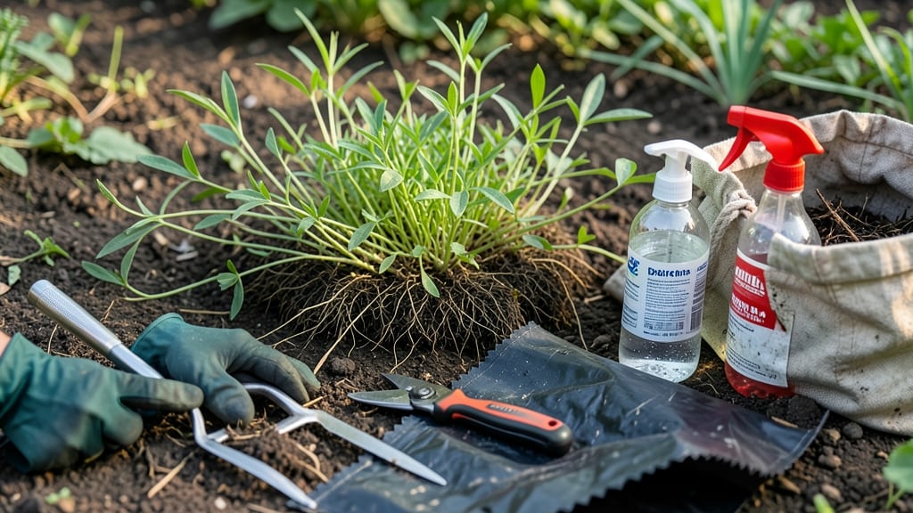 How to Get Rid of Spiderwort: Boil-and-Pour Root Smothering Trick