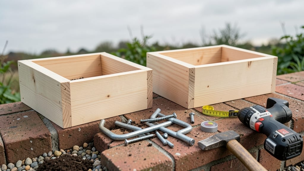 Window Boxes on Brick: Secure Mounting With Heavy-Duty Anchors