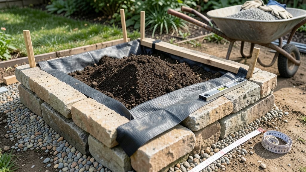How to Make a Raised Garden Bed With Stone: Durable Edging That Lasts Decades