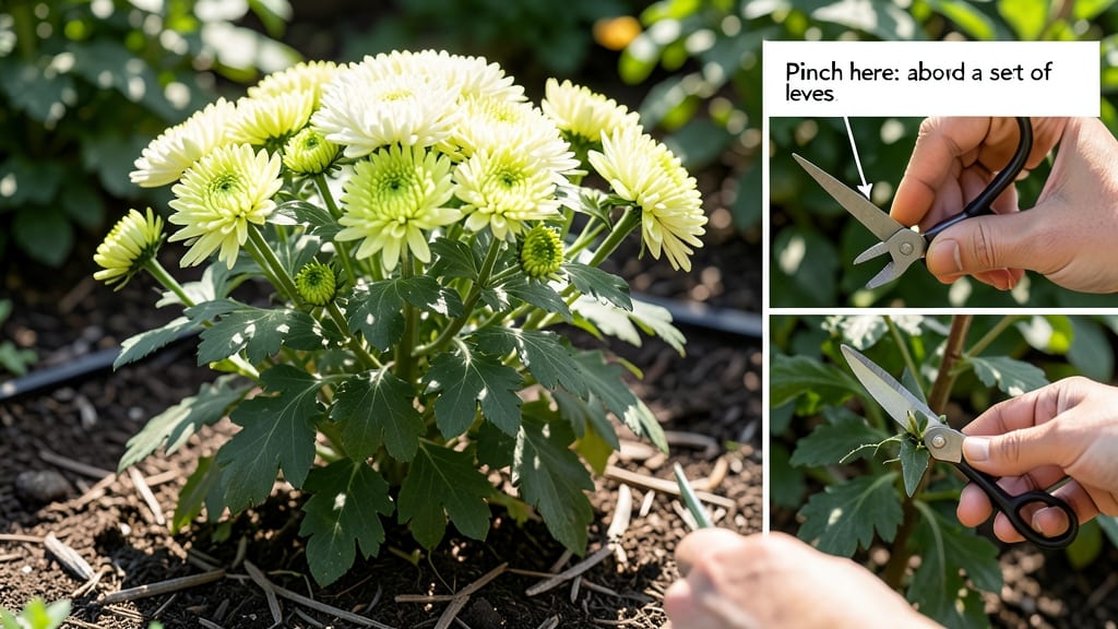 How to Pinch Back Chrysanthemums: Precision Trimming for Bushier Blooms