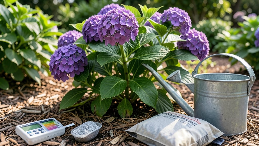 How to Make Hydrangeas Purple Naturally: Vinegar Soak Secret for Vibrant Blooms