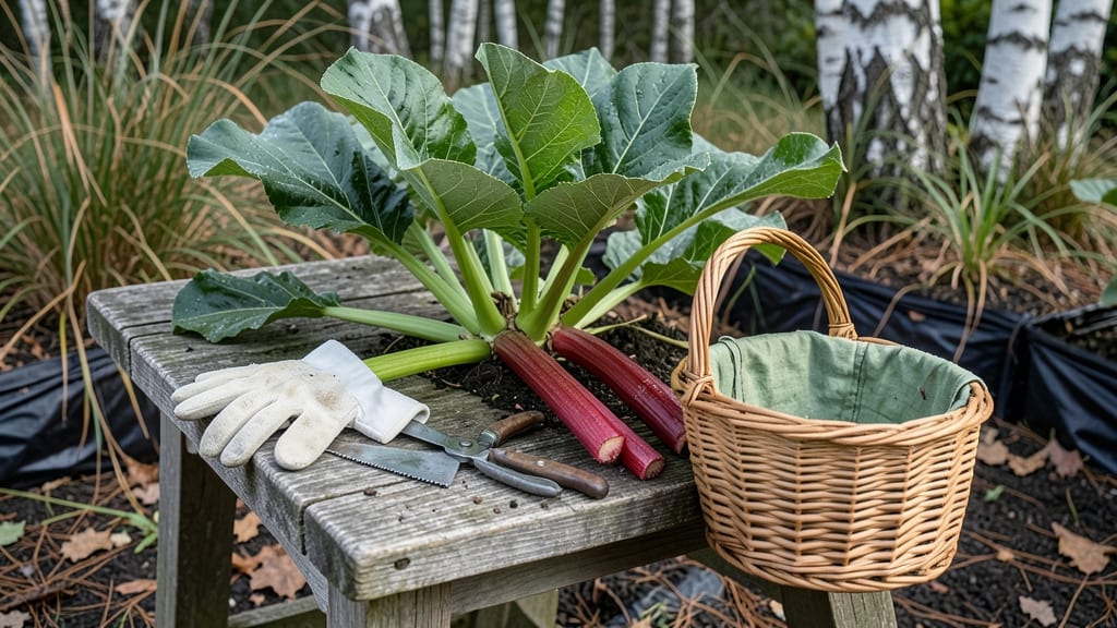 How to Know When to Pick Rhubarb: 3 Color and Texture Checks for Peak Harvest