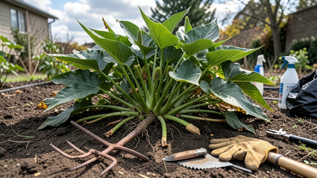 How to Get Rid of Italian Arum: Boiling Water Barrier That Chokes Out Roots Permanently