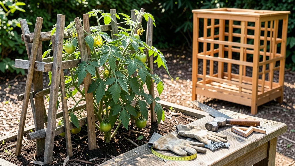 How to Make Wood Tomato Cages: Sturdy DIY Supports for Heavy Harvests