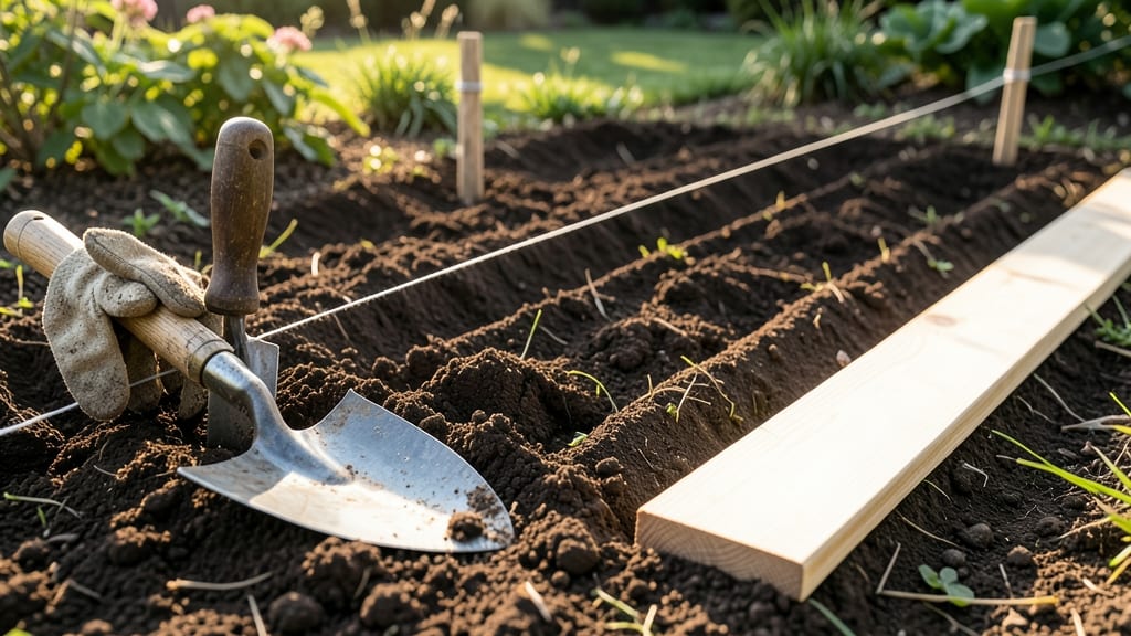 How to Make Garden Rows by Hand: Straight and Even Planting in Minutes