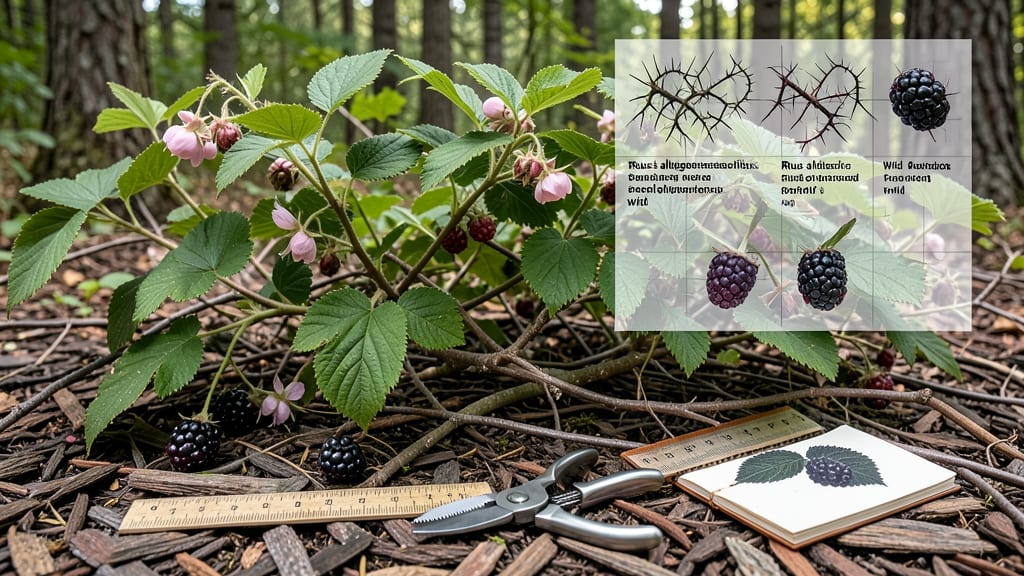 How to Identify Wild Blackberries: 3 Visual Cues That Never Lie