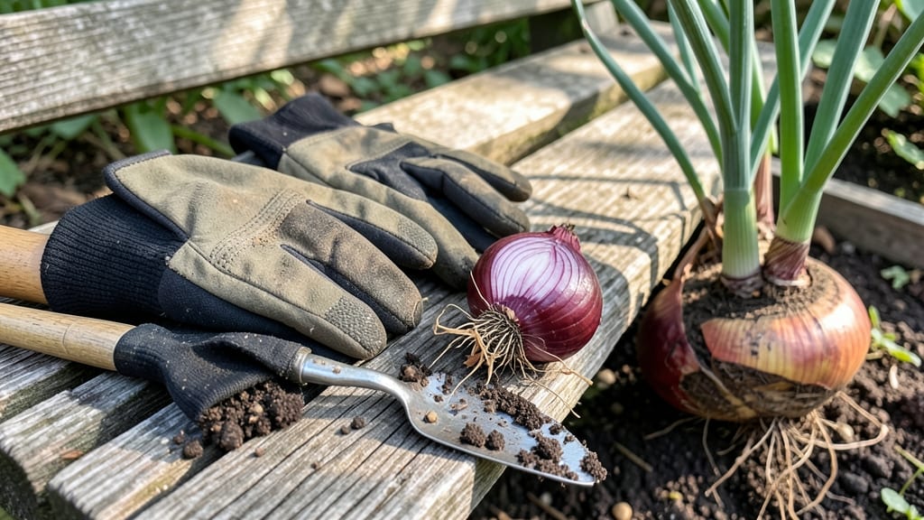 How to Know When to Harvest Red Onions: Knob Firmness and Layer Separation Test