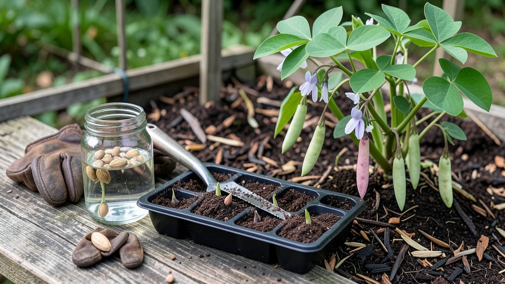 How to Grow Hyacinth Beans: Climbing Vines From Tiny Seeds