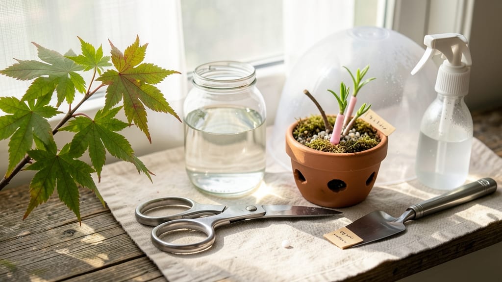 How to Clone a Japanese Maple Tree: Layering Method for Root Growth Without Digging
