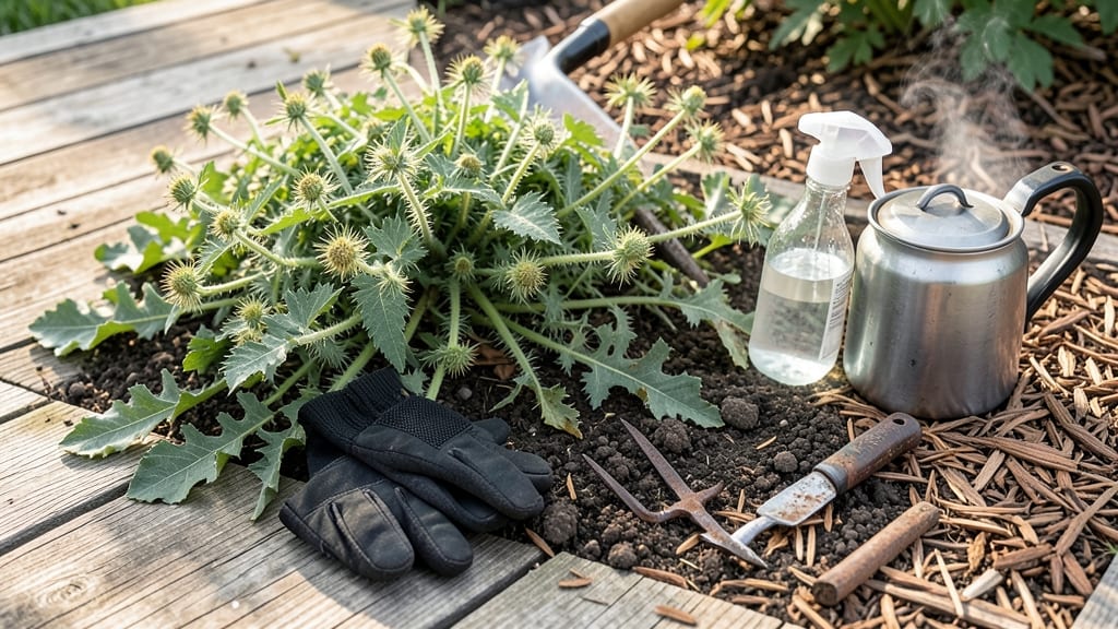 How to Get Rid of Burweed Naturally: Vinegar Salt Spray That Works in Hours
